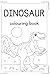 Dinosaur colouring book