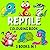 Reptile Coloring Book - 3 B...