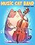 Music Cat Band Coloring Book by Polly Collier
