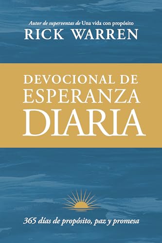 Devocional de esperanza diaria: 365 días de propósito, paz y promesa (Spanish Edition)