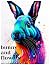 Bunny and Flower Coloring B...