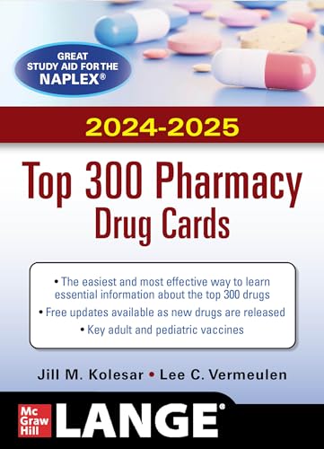 McGraw Hill's 2024/2025 Top 300 Pharmacy Drug Cards (Paperback)