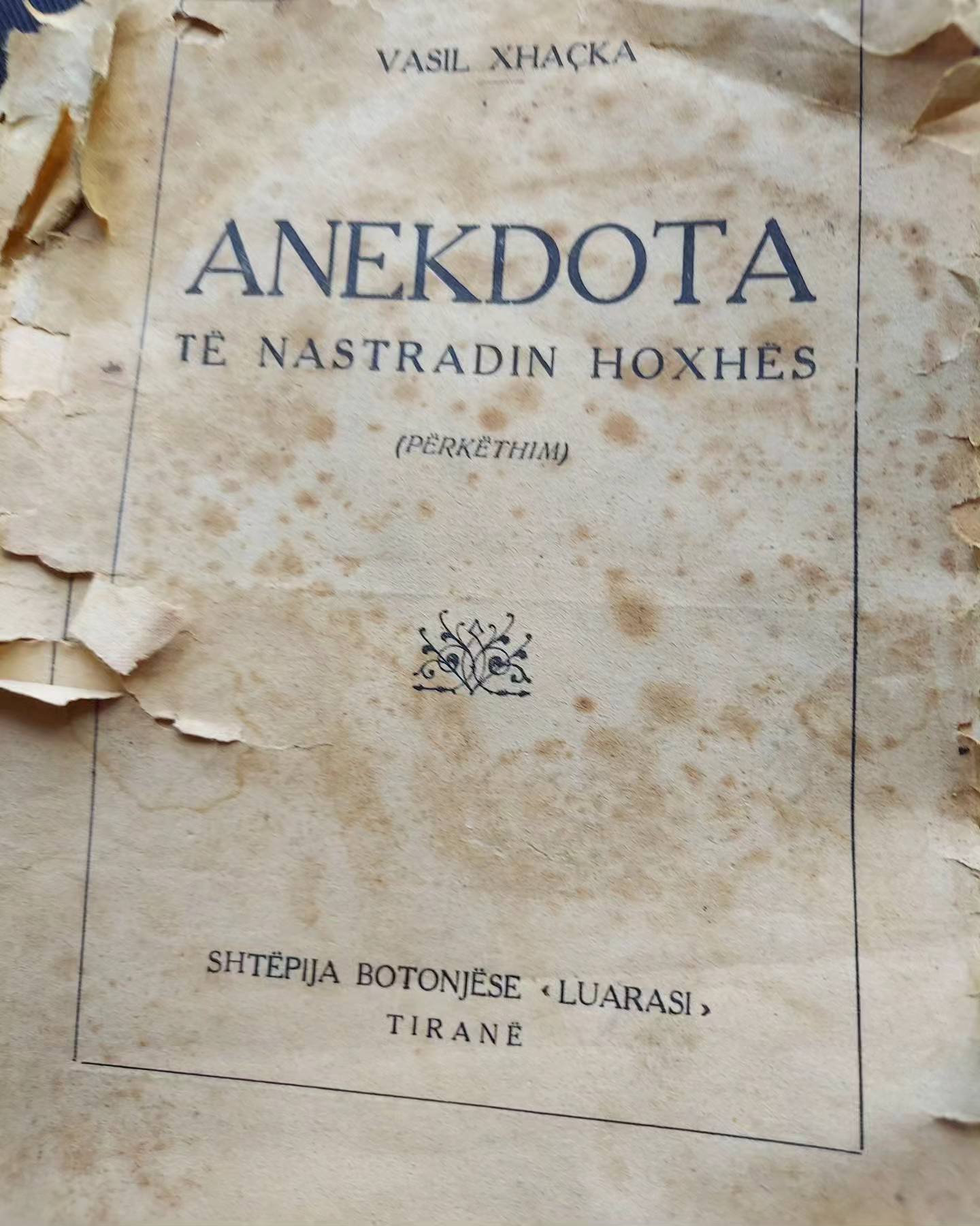 Anekdoda të Nastradin Hoxhës : përkthim