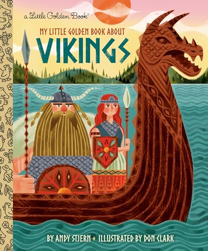 My Little Golden Book About Vikings (Hardcover)