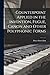 Counterpoint Applied in the Invention, Fugue, Canon and Other Polyphonic Forms