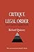 Critique of the Legal Order...
