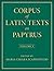 Corpus of Latin Texts on Papyrus by Maria Chiara Scappaticcio