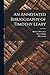 An Annotated Bibliography of Timothy Leary