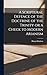 A Scriptural Defence of the Doctrine of the Trinity or a Check to Modern Arianism