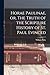 Horae Paulinae, or, The Truth of the Scripture History of St. Paul Evinced
