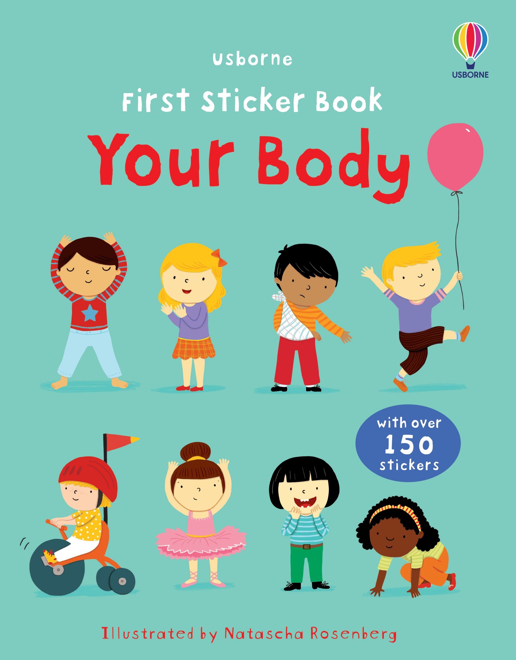 First Sticker Book Your Body: A Cheerful Usborne Book for Kids (Ages 3-5) About the Human Body with 150+ Stickers