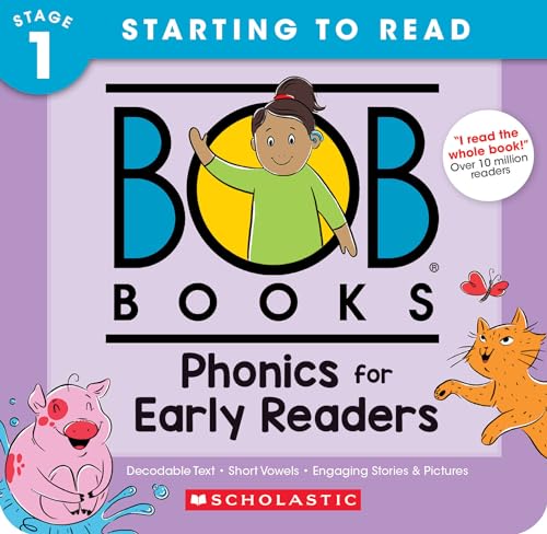 Bob Books - Phonics for Early Readers | Phonics, Ages 4 and up, Kindergarten (Stage 1: Starting to Read)