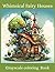 Whimsical Fairy Houses Grayscale Coloring Book: Quirky Whimsical houses to color for teens and adults