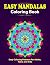 Easy Mandalas Coloring Book...