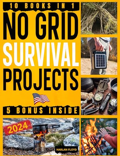 NO GRID SURVIVAL PROJECTS BIBLE: [10 in 1] Complete DIY guide with ingenious projects and ideas for home security, energy generation, food ... and much more.Overcome crises and recession (Kindle Edition)