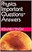 Physics Important Questions...