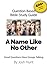 Question-based Bible Study Guide -- A Name Like No Other: Good Questions Have Groups Talking (Good Questions Have Groups Have Talking)