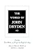 The Works of John Dryden, V...