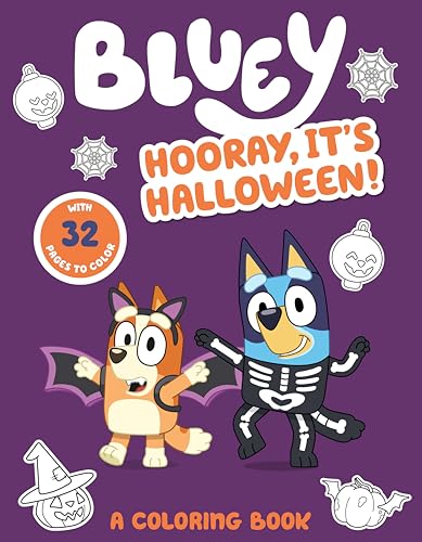 Bluey: Hooray, It's Halloween!: A Coloring Book (Paperback)