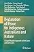 Declaration of Peace for Indigenous Australians and Nature by Anne Poelina