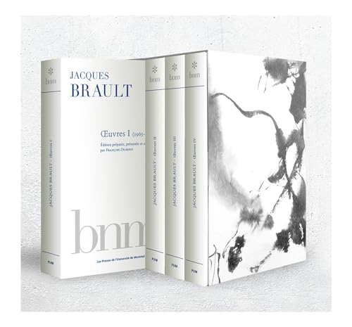 Jacques Brault, oeuvres I à IV (1965-2022), coffret