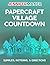 Make an Easy Papercraft Village Countdown by Jennifer Maker