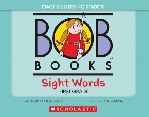 Bob Books - Sight Words First Grade Hardcover Collection of 10 Stories | Decodable Phonics Stories, Ages 4 and up, Kindergarten (Stage 2: Emerging Reader)
