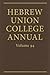 Hebrew Union College Annual