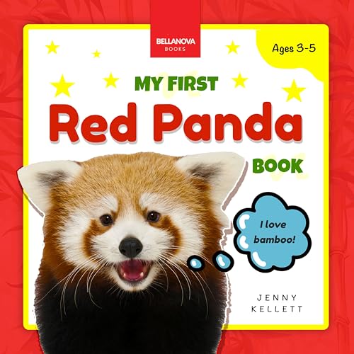 My First Red Panda Book: Discover and Learn: Fun Facts and Activities About Red Pandas for Kids 3-5 (Early Wildlife Readers Book 1)