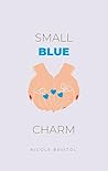 Small Blue Charm (Tiny Gold Heart)