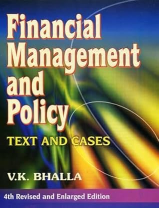 Financial Management and Policy