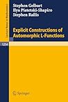 Explicit Constructions of Automorphic L-Functions (Lecture Notes in Mathematics Book 1254)