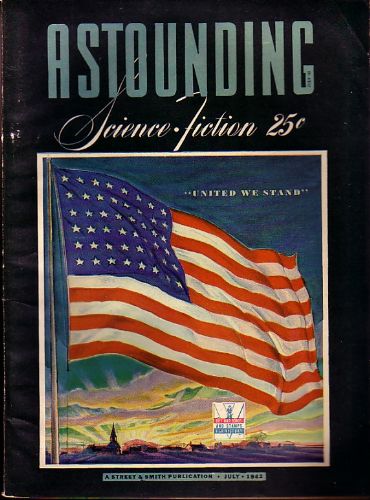 Astounding Science-Fiction, July 1942 (bedsheet magazine)
