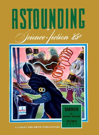 Astounding Science-Fiction, September 1942 (bedsheet magazine)