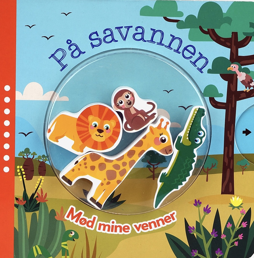 Mød mine venner - på savannen (Board Book)