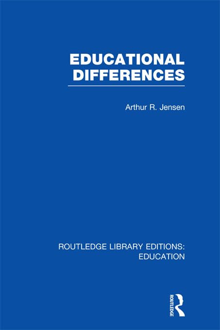 Educational Differences (RLE Edu L) (Routledge Library Editions: Education)