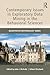 Contemporary Issues in Exploratory Data Mining in the Behavioral Sciences