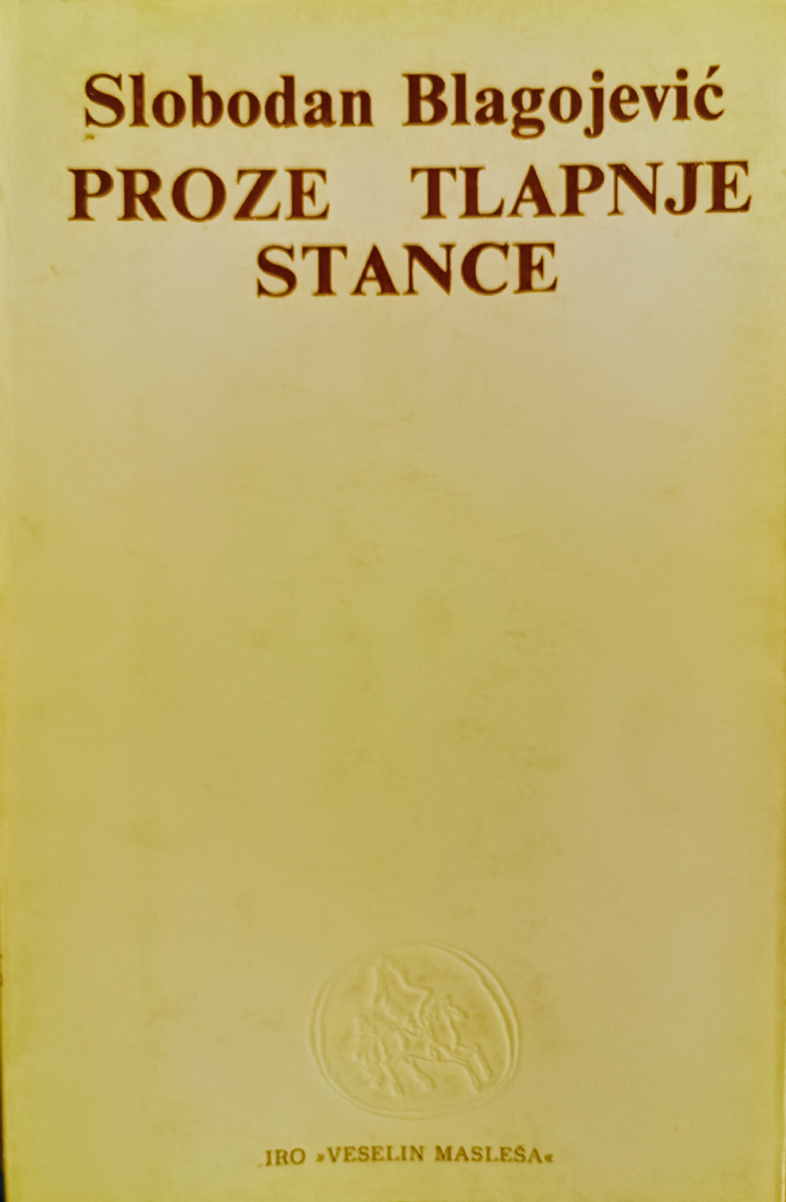Proza Tlapnje Stance