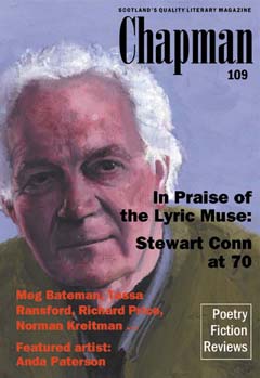 Chapman 109: In Praise of the Lyric Muse: Stewart Conn at 70