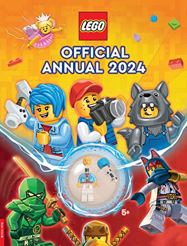 Buster Books LEGO Books Official Annual 2024 (with gamer LEGO minifigure) (LEGO Minifigure Activity).