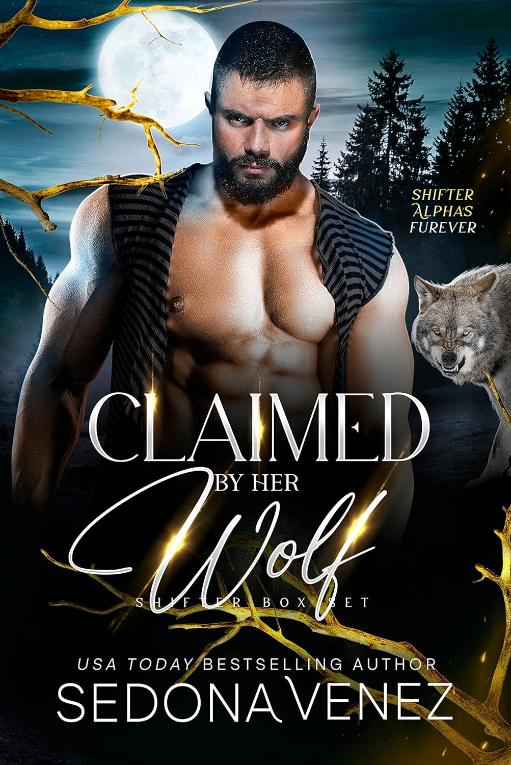 Claimed by Her Wolf  (Shifter Alphas Furever #1)