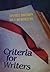 Criteria for Writers