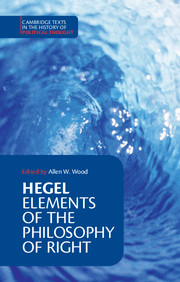 Elements of the Philosophy of Right (Paperback)
