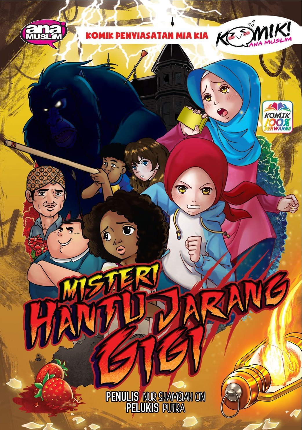 Komik Penyiasatan Mia Kia 05: Misteri Hantu Jarang Gigi