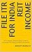 File ITR for India REIT income by Ahmed Shareef