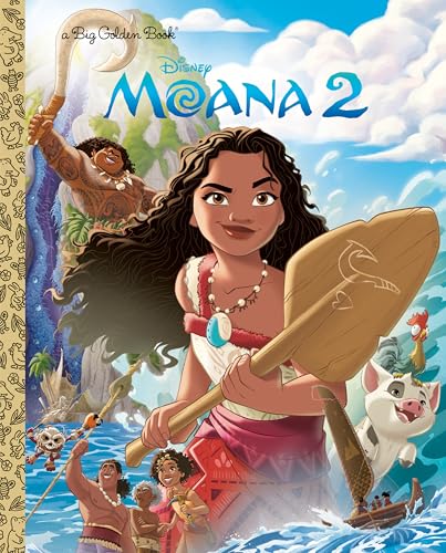 Disney Moana 2 Big Golden Book (Hardcover)