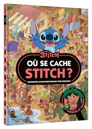 STITCH - Où se cache Stitch ? - Cherche et trouve - Disney (Hardcover)