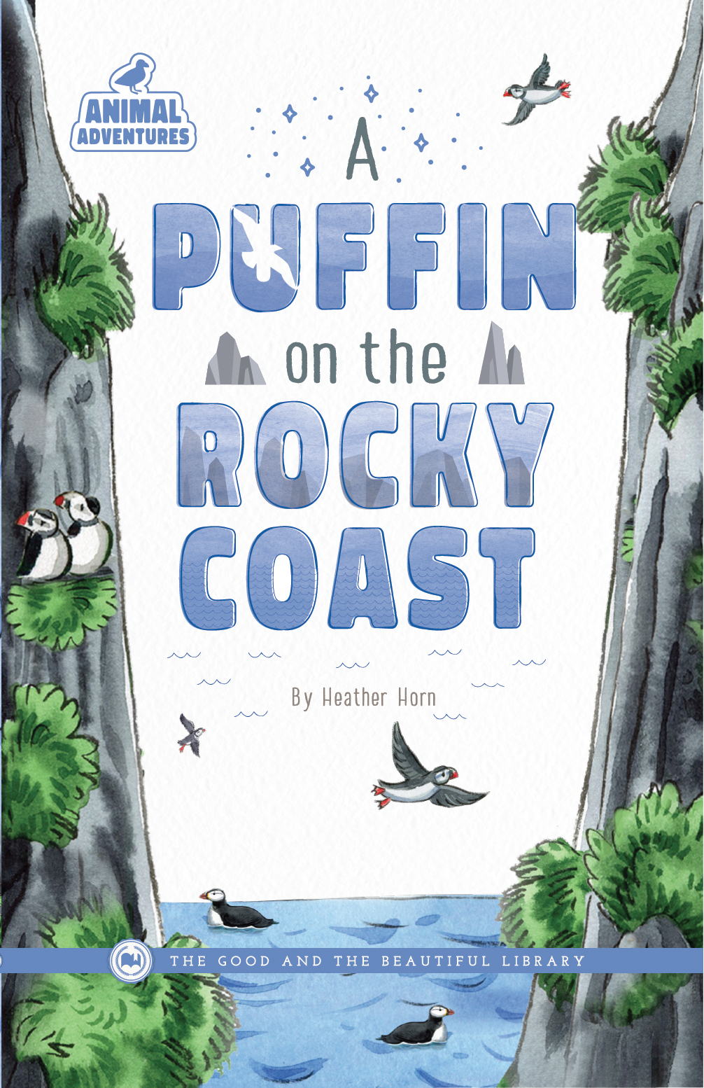A Puffin on the Rocky Coast (Paperback)