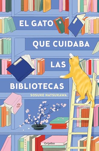 Portada de El gato que cuidaba las bibliotecas, de Sōsuke Natsukawa