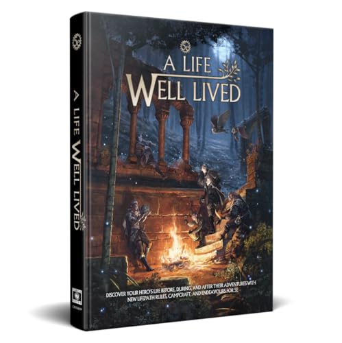 A Life Well Lived 5th Edition, An RPG Companion to Uncharted Journeys, For 3 to 6 Players and Ages 14+, Cubicle 7 (Hardcover)